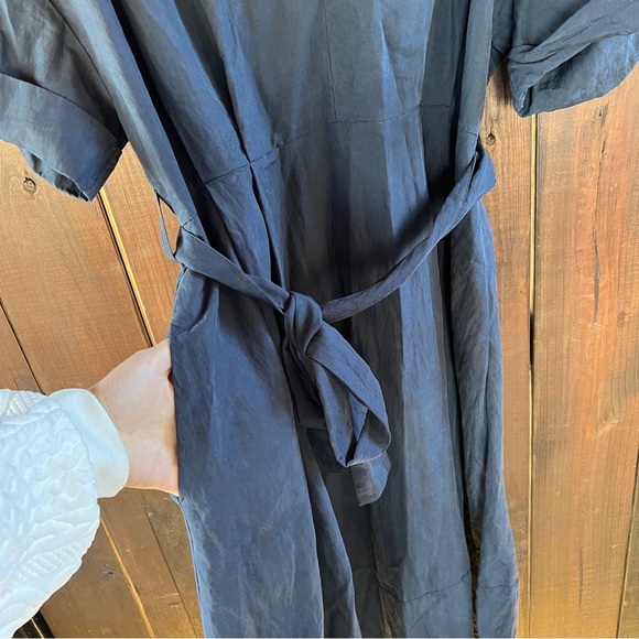 Vince Navy Midi Dress - Picture 6 of 8